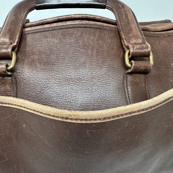 Vintage COACH Men's Leather Messenger Bag 5283 Harrison Briefcase Attache, USA - Picture 13 of 16